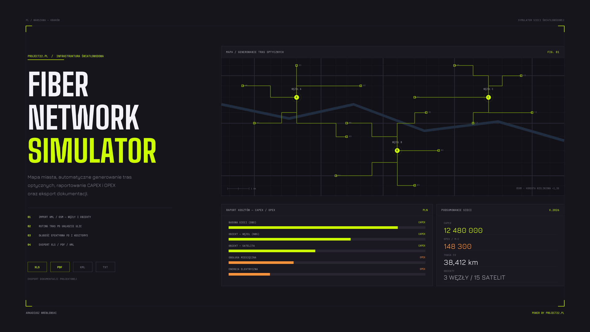 Miniatura strony Fiber Network Simulator